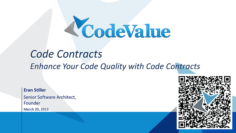 Enhance Your Code Quality with Code Contracts