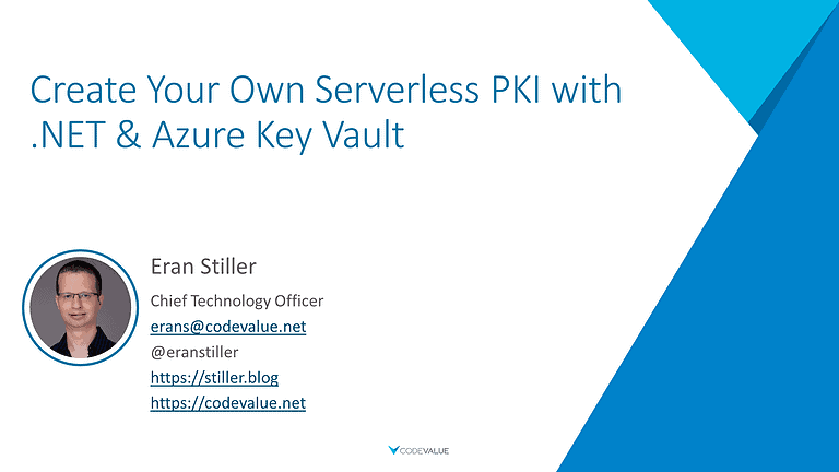 Create Your Own Serverless PKI with .NET & Azure Key Vault