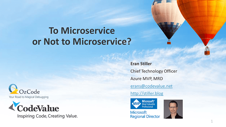 To Microservice or Not to Microservice?