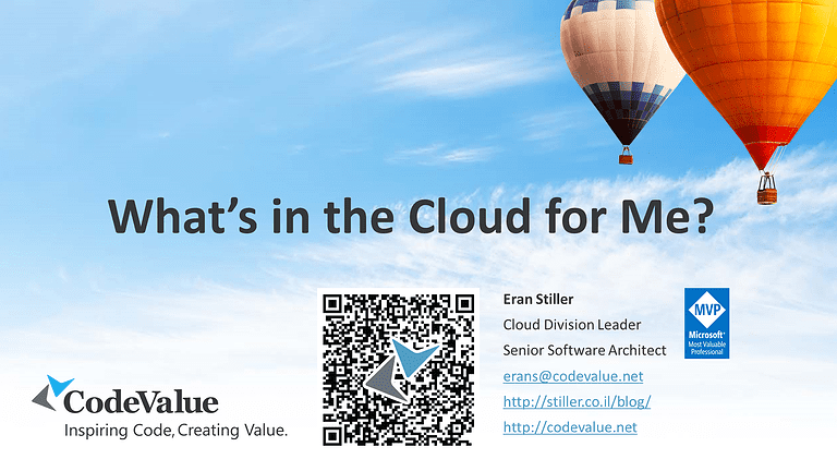 What’s in the Cloud for Me?